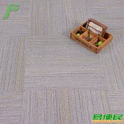 企业展厅幼儿园活动教室仿地毯PVC地板 酒店宾馆公寓条纹石塑