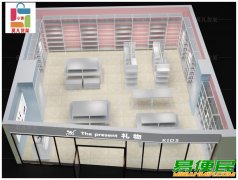 常德饰品货架构建空间、精品货架设计风格简单